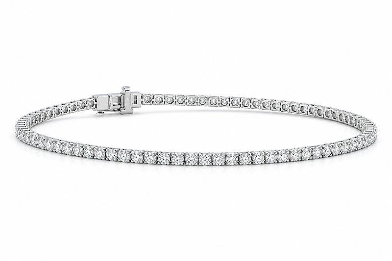 2 CTS Round Tennis Bracelet